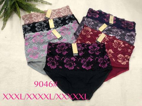 Majtki damskie 9046 Mix kolor 3XL-5XL 1