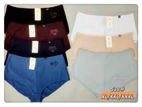 Majtki damskie 538 Mix kolor XL-3XL 1