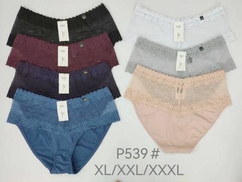 Majtki damskie P539 Mix kolor XL-3XL