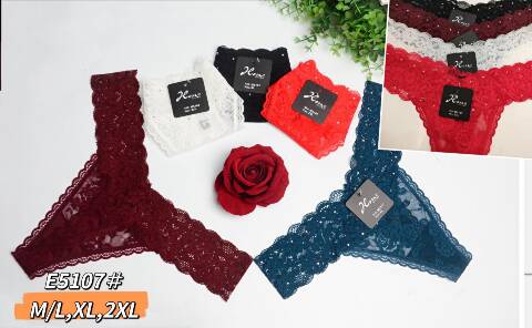 Stringi damskie E5107 Mix kolor M-2XL 1