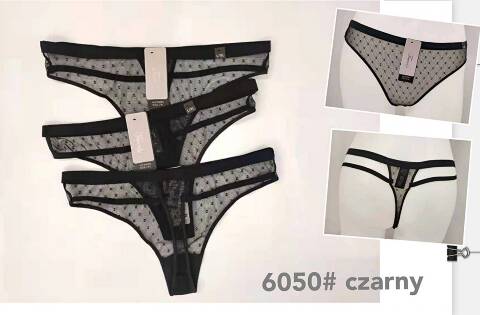 Stringi damskie 6050 1 kolor M-2XL 1