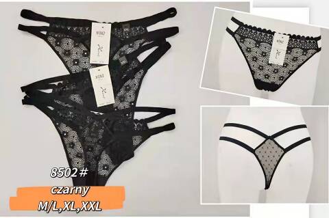 Stringi damskie 8502 1 kolor M-2XL 1