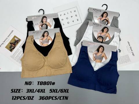 Topy damskie T8801 Mix kolor 3XL-6XL 1