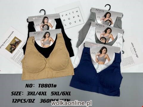 Topy damskie T8801 Mix kolor 3XL-6XL