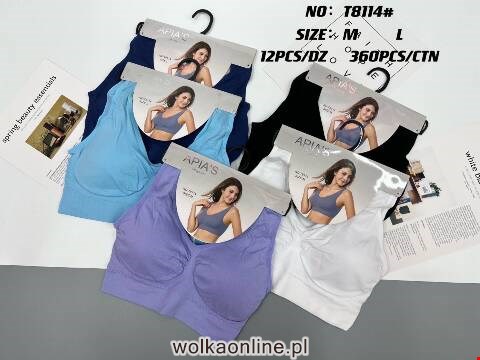 Topy damskie T8114 Mix kolor M-L