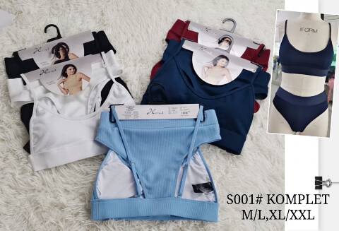 Komplet damski S001 Mix kolor M-2XL 1