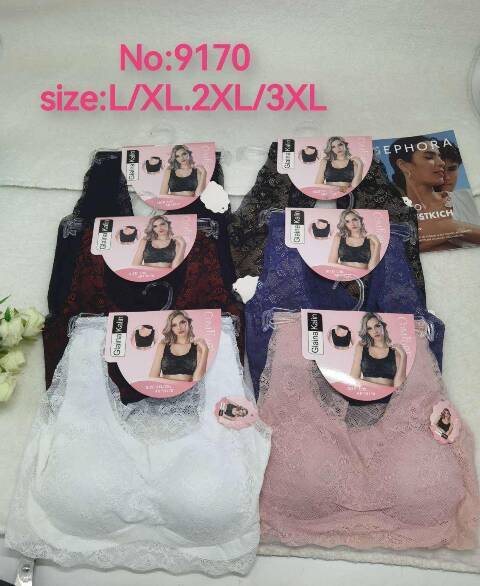 Topy damskie 9170 Mix kolor L-3XL 1