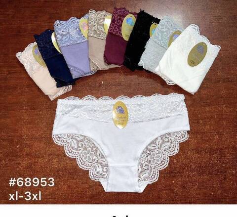 Majtki damskie 68953 Mix kolor XL-3XL 1