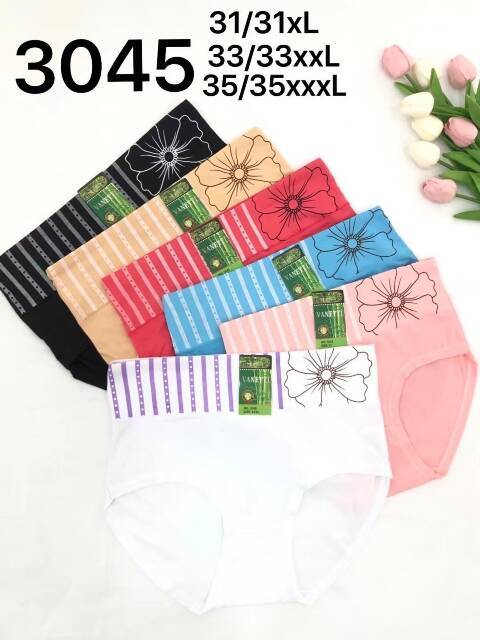 Majtki damskie 3045 Mix kolor XL-3XL 1