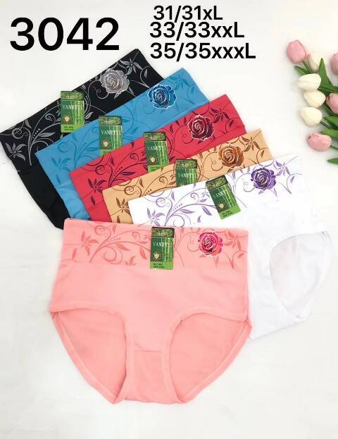 Majtki damskie 3042 Mix kolor XL-3XL