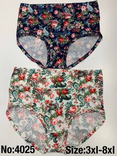 Majtki damskie 4025 Mix kolor 3XL-8XL 1