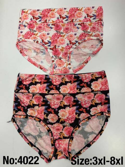 Majtki damskie 4022 Mix kolor 3XL-8XL 1