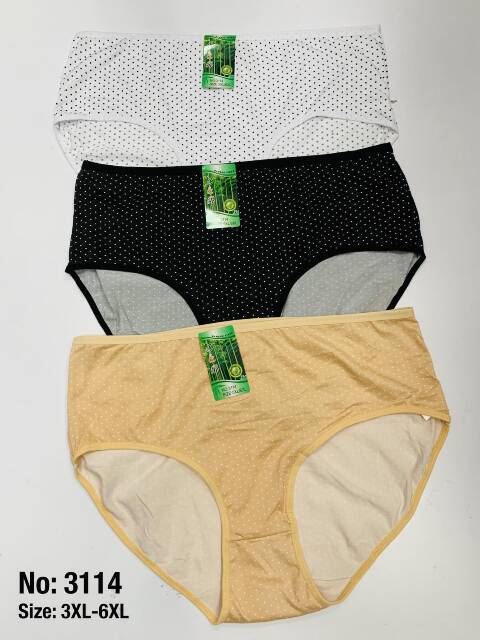 Majtki damskie 3114 Mix kolor 3XL-6XL