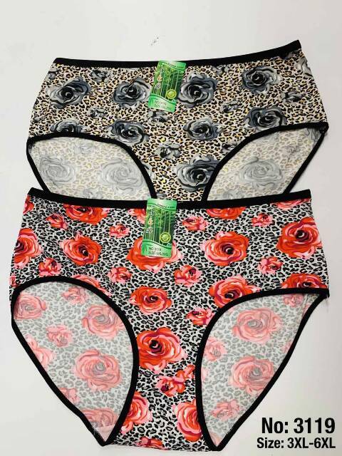 Majtki damskie 3119 Mix kolor 3XL-6XL