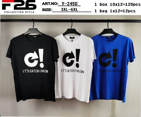 Bluzka męska Y-245D 1 kolor 3XL-6XL 1