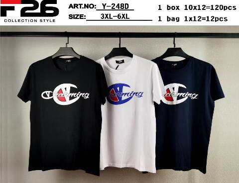 Bluzka męskie Y-248D Mix kolor 3XL-6XL 1