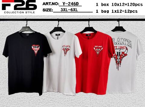 Bluzka męskie Y-246D Mix kolor 3XL-6XL 1