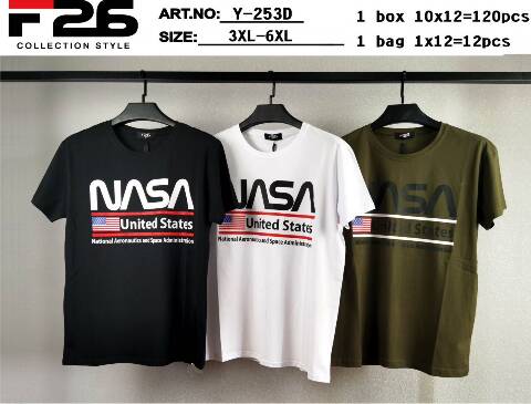 Bluzka męskie Y-253D Mix kolor 3XL-6XL 1