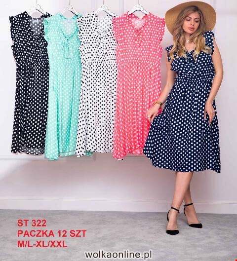 Sukienka damskie ST322 Mix kolor M-2XL