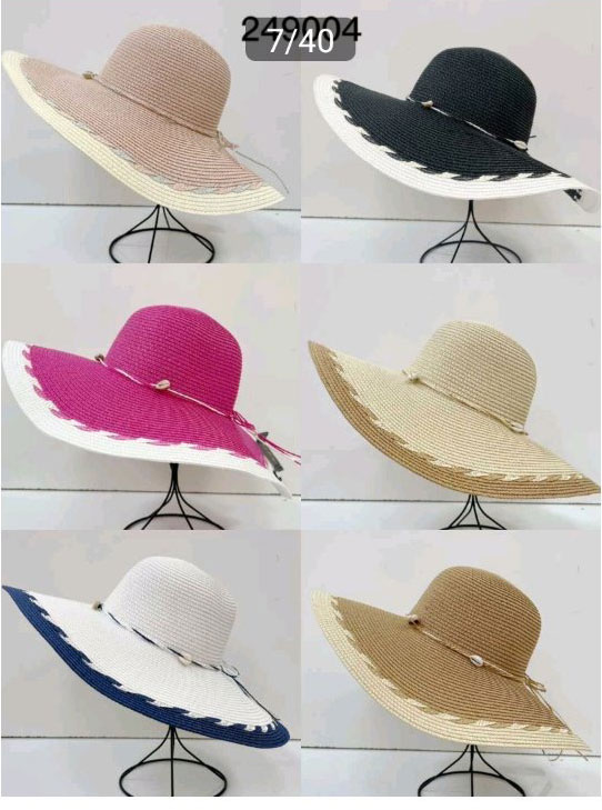 Kapelusze damskie 249004 Mix kolor Standard