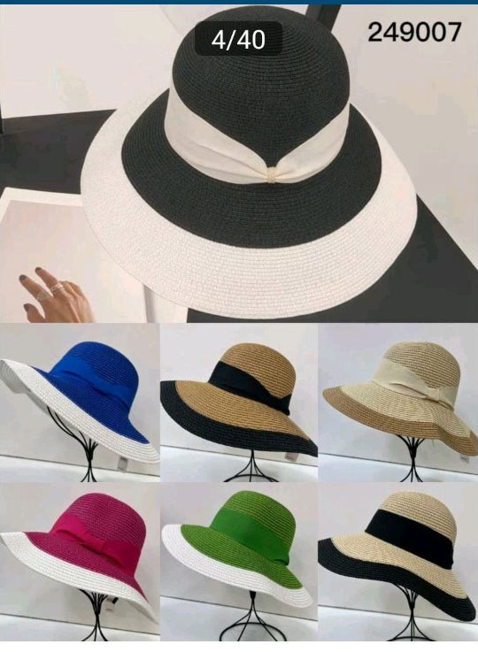 Kapelusze damskie 249007 Mix kolor Standard