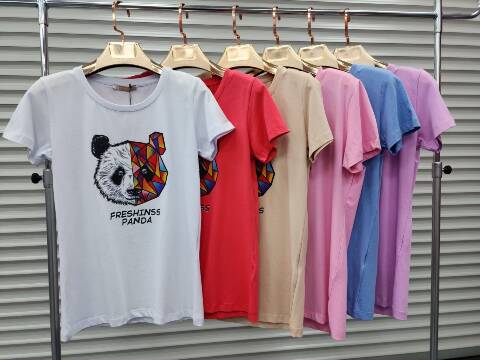 Bluzka damskie 6845 Mix kolor S-XL