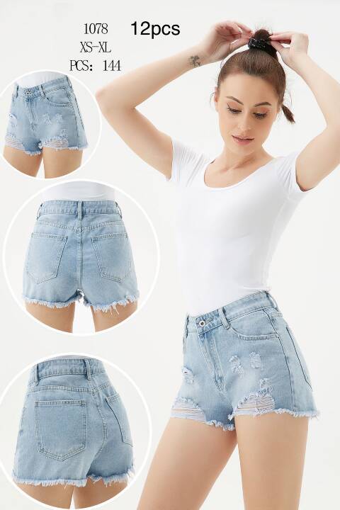 Szorty damskie 1078 1 kolor XS-XL 1