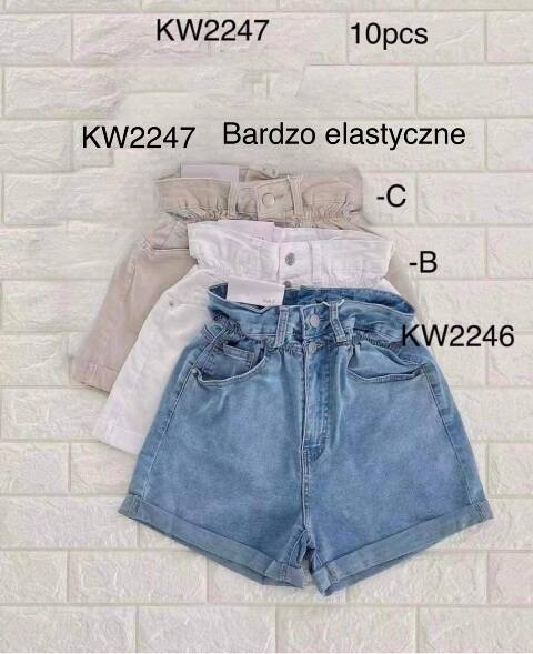 Szorty damskie KW2247 1 kolor XS-XL 1