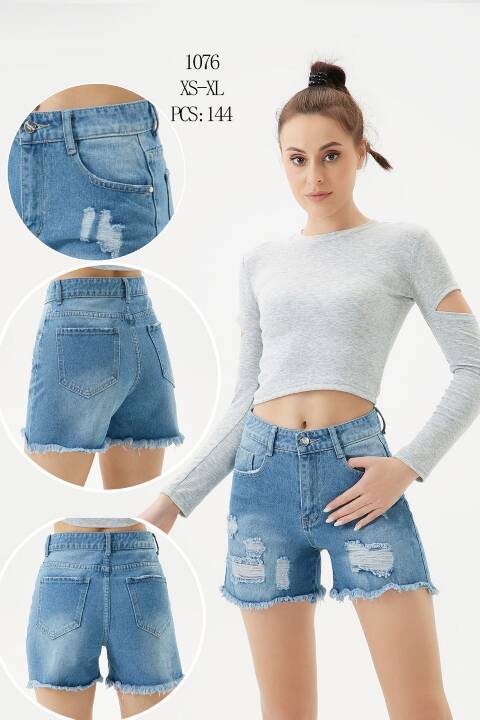 Szorty damskie 1076 1 kolor XS-XL 1