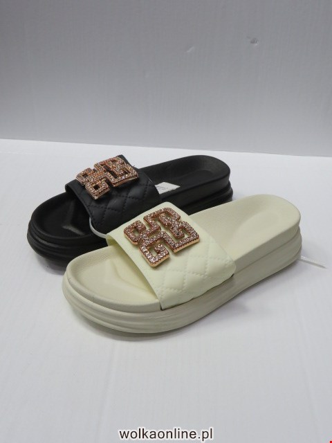 Klapki Damskie 23-9K BLACK/BEIGE/PINK 36-41
