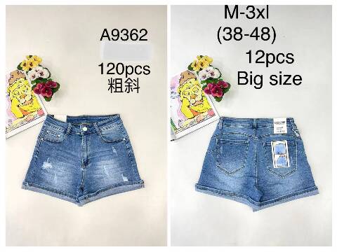 Szorty damskie A9362 1 kolor M-3XL