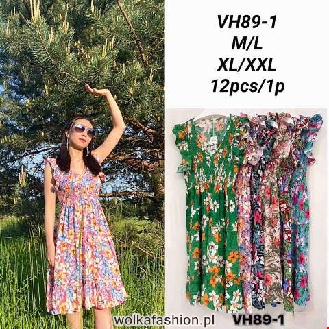 Sukienka damskie VH89-1 Mix kolor M-2XL