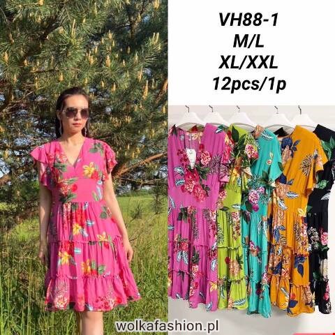 Sukienka damskie VH88-1 Mix kolor M-2XL