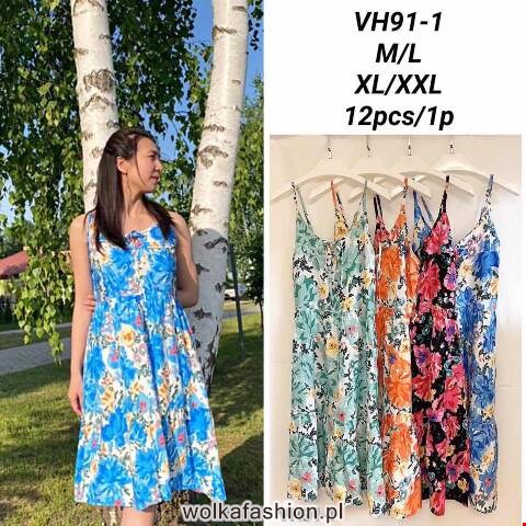 Sukienka damskie VH91-1 Mix kolor M-2XL
