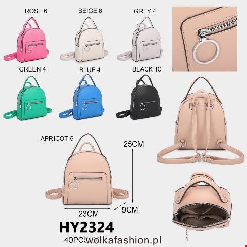  Plecak damskie HY2324 Mix kolor Standard