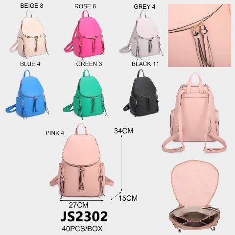  Plecak damskie JS2302 Mix kolor Standard