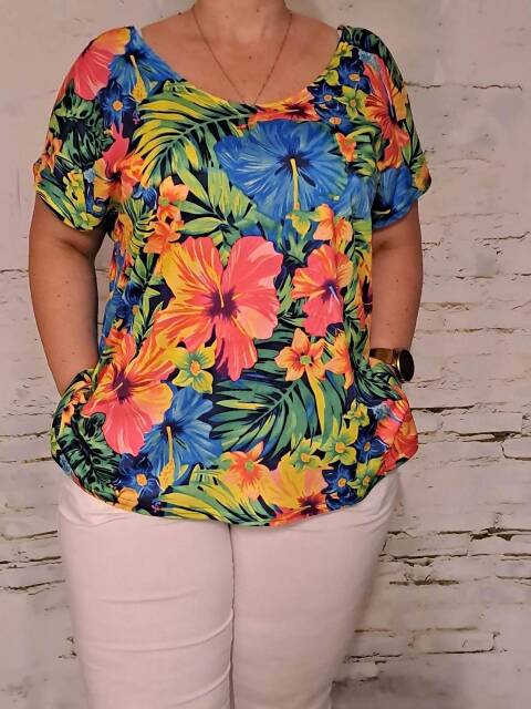 Bluzka damskie 7207 Mix kolor Standard (Towar Polskie) 1