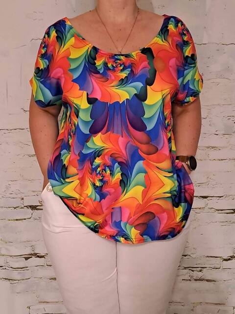 Bluzka damskie 7209 Mix kolor Standard (Towar Polskie) 1