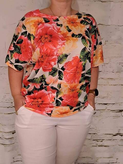 Bluzka damskie 7214 Mix kolor Standard (Towar Polskie) 1