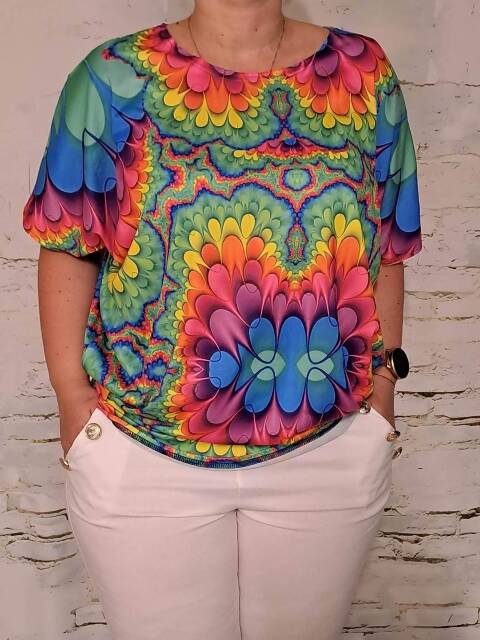 Bluzka damskie 7218 Mix kolor Standard (Towar Polskie) 1