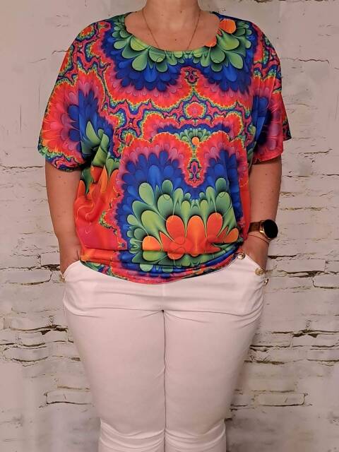 Bluzka damskie 7222 Mix kolor Standard (Towar Polskie) 1