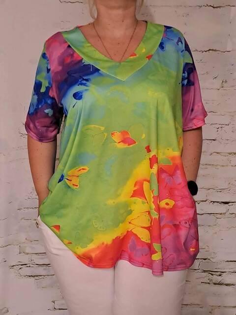 Tunika damskie 7227 Mix kolor Standard (Towar Polskie) 1