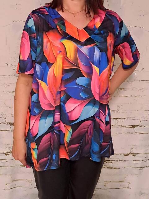 Tunika damskie 7229 Mix kolor Standard (Towar Polskie) 1