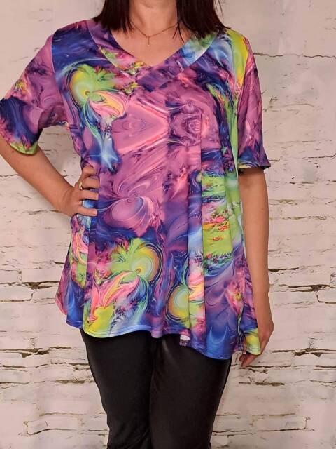 Tunika damskie 7230 Mix kolor Standard (Towar Polskie) 1