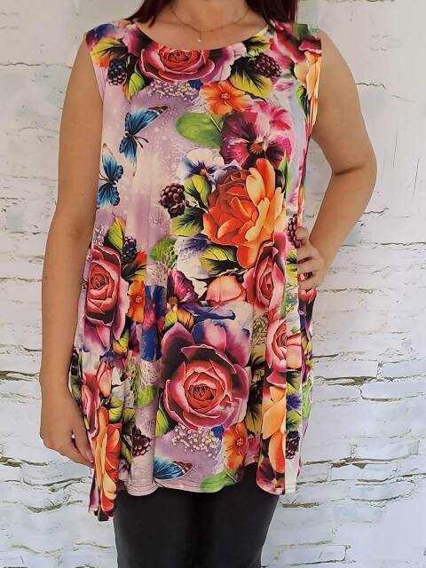 Tunika damskie 7235 Mix kolor Standard (Towar Polskie) 1