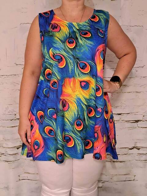 Tunika damskie 7239 Mix kolor Standard (Towar Polskie) 1