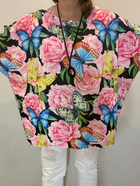 Tunika damskie 7246 Mix kolor Standard (Towar Polskie)