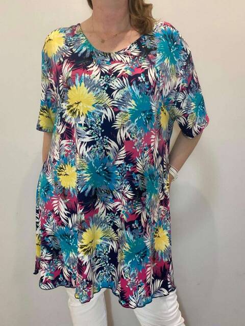 Tunika damskie 7260 Mix kolor Standard (Towar Polskie) 1