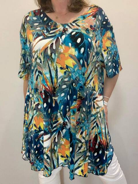 Tunika damskie 7264 Mix kolor Standard (Towar Polskie) 1