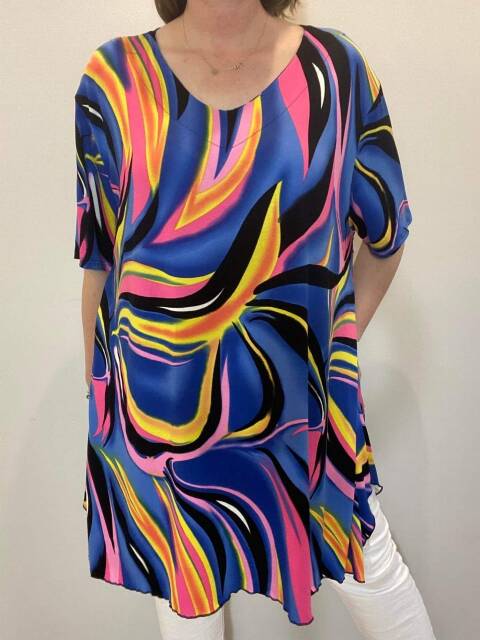 Tunika damskie 7268 Mix kolor Standard (Towar Polskie) 1